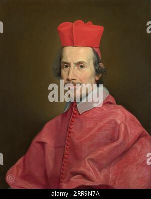 Giovanni Battista Gaulli (Baciccio) - Ritratto del Cardinale Marco Gallo 1681-83 Foto Stock