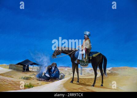 Beduina storie di arabi da racconti orientale Foto Stock