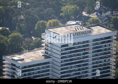 Timmendorfer Strand, Germania. 5 settembre 2023. L'Hotel Plaza Premium. Credito: Sebastian Gollnow/dpa/Alamy Live News Foto Stock