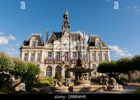 Municipio. Limoges. Capitale del dipartimento dell'alta Vienne e capitale amministrativa dell'ex regione del Limousin (dal 1o gennaio 2016 la nuova regi Foto Stock