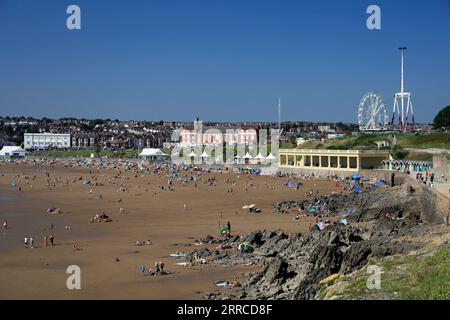 Whitmore Bay, Barry Island, settembre 2023. Foto Stock