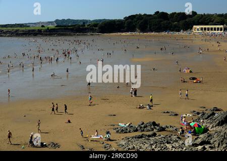 Whitmore Bay, Barry Island, settembre 2023. Foto Stock