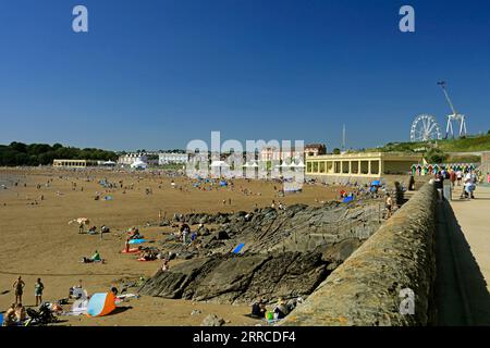 Whitmore Bay, Barry Island, settembre 2023. Foto Stock