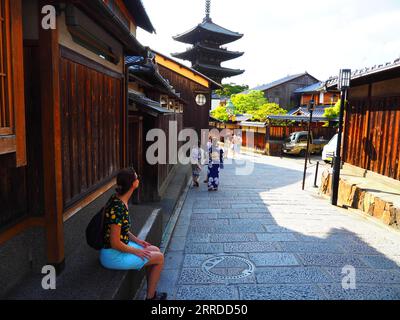 Kyoto, Giappone - Templi, Santuari, mercati e Giardini nella vecchia capitale imperiale e cuore culturale del Giappone Foto Stock