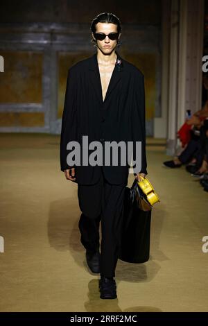 New York, Vereinigte Staaten. 7 settembre 2023. COACH Primavera-Estate 2024 Runway durante la settimana della moda di New York il 2023 settembre - New York City; Stati Uniti; 07/09/2023 credito: dpa/Alamy Live News Foto Stock