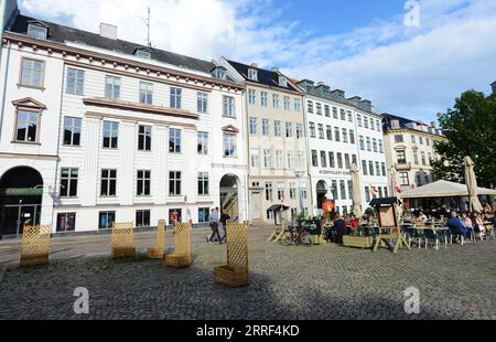 Nytorv Public Square nel centro di Copenaghen, Danimarca. Foto Stock