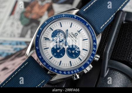 Omega Speedmaster Snoopy Edition Foto Stock