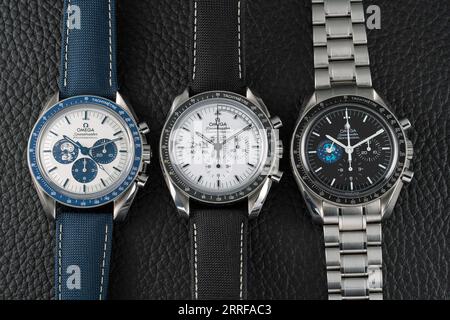 Omega Speedmaster Snoopy Edition Foto Stock