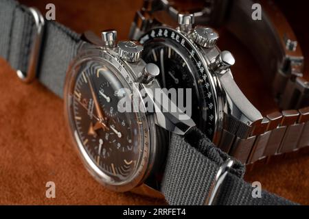 Modelli Omega Speedmaster 321 Foto Stock