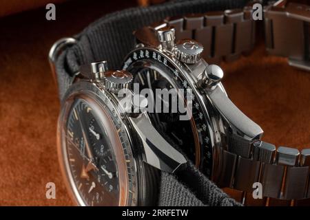 Modelli Omega Speedmaster 321 Foto Stock