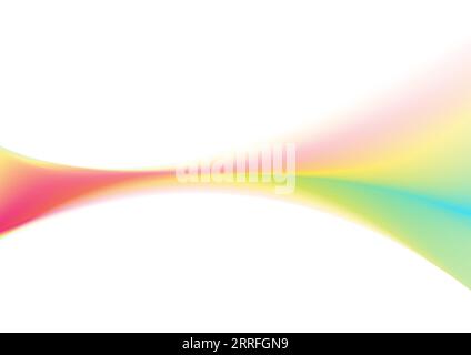 Sfondo vettoriale astratto colorato con forme d'onda lisce e sfocate Illustrazione Vettoriale
