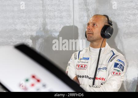 Oyama, Japon. 8 settembre 2023. BRUNI Gianmaria (ita), Proton Competition, Porsche 963, ritratto, durante la 6 ore di Fuji 2023, 6° round del FIA World Endurance Championship 2023, dal 7 al 10 settembre 2023 sul Fuji Speedway, a Oyama, Giappone - foto Frédéric le Floc'h/DPPI Credit: DPPI Media/Alamy Live News Foto Stock