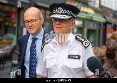 Londra, Inghilterra, Regno Unito. 8 settembre 2023. MARK ROWLEY, Commissario della polizia della metropoli, è visto a Westminster come appare su LBC. (Immagine di credito: © Tayfun salci/ZUMA Press Wire) SOLO USO EDITORIALE! Non per USO commerciale! Foto Stock