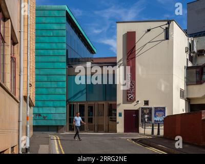 Ingresso al Royal and Derngate Theatre, Northampton, Regno Unito Foto Stock