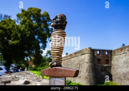 Uzhhorod, Ucraina - 24 agosto 2023: Mini scultura Laborec Foto Stock