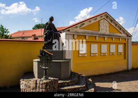 Uzhhorod, Ucraina - 24 agosto 2023: Monumento a Maria Teresa Foto Stock