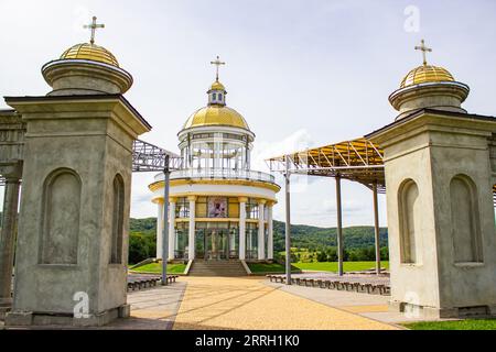 Hoshiv, Ucraina - 30 agosto 2023: Complesso monastico basiliano a Yasna Hora a Hoshiv, Ucraina Foto Stock