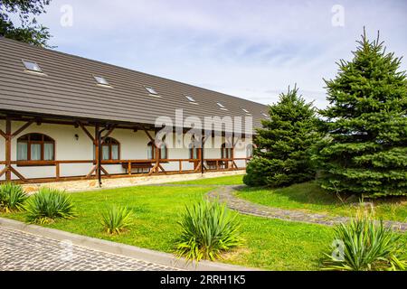 Hoshiv, Ucraina - 30 agosto 2023: Complesso monastico basiliano a Yasna Hora a Hoshiv, Ucraina Foto Stock