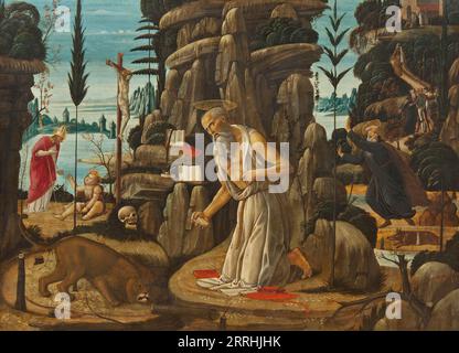 The Penitent St Jerome, data sconosciuta. Foto Stock