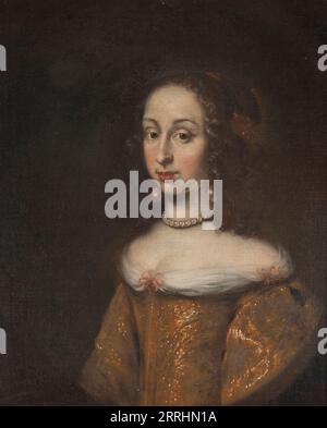 Hedvig Eleonora, 1636-1715, Principessa di Holstein-Gottorp, Regina di Svezia, c.1651. Foto Stock