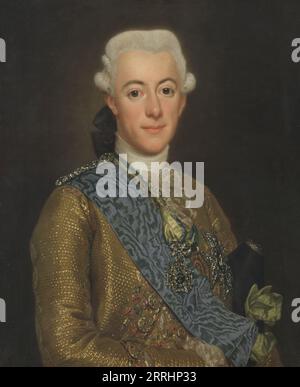 Re Gustavo III di Svezia, 1775. Foto Stock