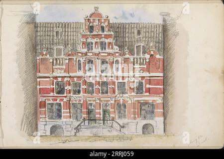 Casa Bartolotti all'Herengracht 170-172, 1862.Joseph Henry Gosschalk (attribuzione respinta) Foto Stock