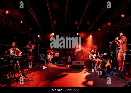 Milano 18 luglio 2023 Black Country New Road al Circolo Magnolia Segrate Milano © Roberto Finizio / Alamy Foto Stock