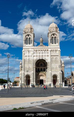 Marsiglia, Francia. 8 settembre 2023. File - la Cattedrale della maggiore a Marsiglia, Francia, il 27 settembre 2022. Papa Francesco compirà il suo 44° viaggio apostolico a Marsiglia il 22 e 23 settembre 2023. Foto di Laurent Coust/ABACAPRESS.COM Credit: Abaca Press/Alamy Live News Foto Stock