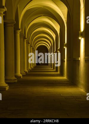 Prima dell'alba a Marstall, Dresda, Foto Stock