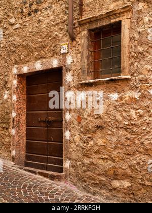 Limone sul Garda sul Lago di Garda Foto Stock