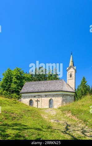 Germania, Baviera, Contea di Rosenheim, Kiefersfelden, Nußlberg, Cappella di Nußlberg Foto Stock