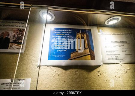 Cathédrale Saint Sauveur ad Aix-en-Provence, Provenza, Francia meridionale, Europa Foto Stock