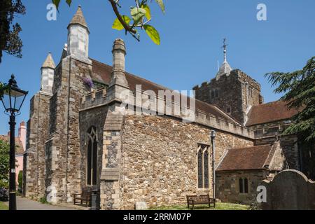 Inghilterra, Sussex, East Sussex, Rye, St. Mary's Church Foto Stock