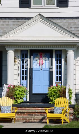 Una casa privata sulla strada laterale a Lakewood, Ohio Foto Stock