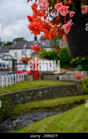 Waddington è un piccolo villaggio, 2 miglia (3 km) a nord-ovest di Clitheroe nella Ribble Valley, Lancashire, Inghilterra. Foto Stock