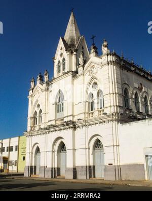 Facciata della chiesa di Remédios, nel centro storico di São Luís ma, a nord-est del Brasile, Sud America. Foto Stock