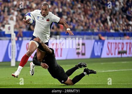 Julien Mattia/le Pictorium - partita di apertura della Coppa del mondo di rugby Francia, nuova Zelanda. , . Francia/Seine-Saint-Denis/Saint-Denis - Gael Fickou alla partita di apertura della Coppa del mondo di rugby 2023 tra gli All-Blacks e il XV de France, allo Stade de France, 8 settembre 2023. Crediti: LE PICTORIUM/Alamy Live News Foto Stock