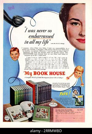 Vintage 'Good Housekeeping' ottobre 1953 Issue Advert, USA Foto Stock