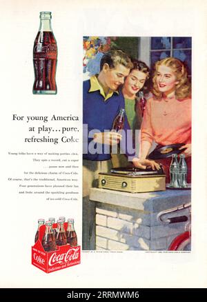 Vintage 'Good Housekeeping' ottobre 1953 Issue Advert, USA Foto Stock