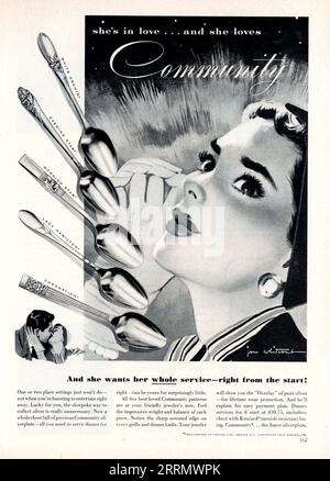 Vintage 'Good Housekeeping' ottobre 1953 Issue Advert, USA Foto Stock