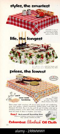 Vintage 'Good Housekeeping' ottobre 1953 Issue Advert, USA Foto Stock