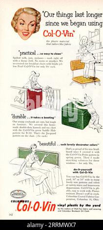 Vintage 'Good Housekeeping' ottobre 1953 Issue Advert, USA Foto Stock