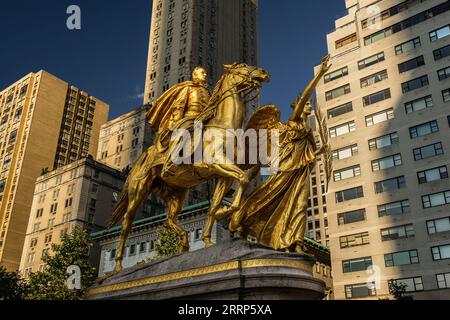 Battaglia di Chattanooga statua Grand Army Plaza Central Park Manhattan   New York New York, Stati Uniti d'America Foto Stock