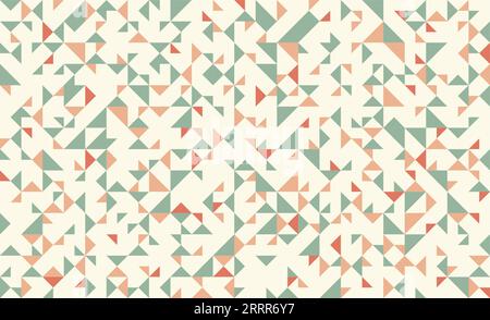 Triangolo geometrico motivo senza cuciture sfondo astratto. Nuovo look Design moderno per moda, tessuti, stampe, cancelleria e arredamento per la casa, imballaggi Illustrazione Vettoriale