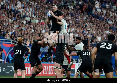 Saint Denis, Francia. 8 settembre 2023. Brodie Retallick della nuova Zelanda durante la Coppa del mondo 2023, Pool A rugby union match tra Francia e nuova Zelanda l'8 settembre 2023 allo Stade de France a Saint-Denis vicino Parigi, Francia - foto Jean Catuffe/DPPI Credit: DPPI Media/Alamy Live News Foto Stock