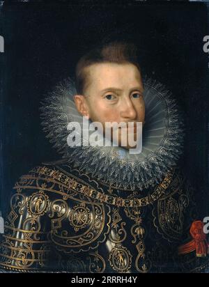 Ritratto dell'arciduca Alberto d'Austria (1559-1621), Frans Pourbus (II) (laboratorio di), c. 1600 Foto Stock