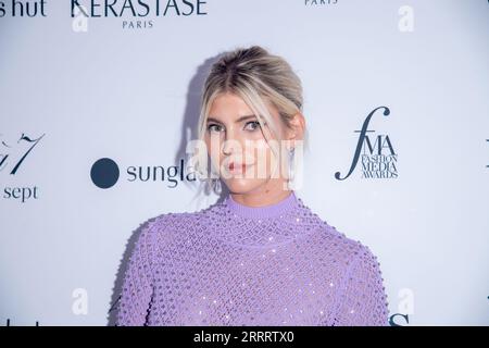 New York, Stati Uniti. 8 settembre 2023. NEW YORK, NEW YORK - 8 SETTEMBRE: Devon Windsor partecipa al Daily Front Row Fashion Media Awards 2023 presso la Rainbow Room l'8 settembre 2023 a New York City. Crediti: Ron Adar/Alamy Live News Foto Stock