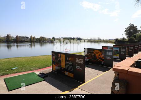 Hunter Valley Gardens Aqua Golf, Hunter Valley Gardens, Pokolbin, nuovo Galles del Sud, Australia Foto Stock