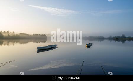 Loch Achy, i Trossachs, Scozia Foto Stock