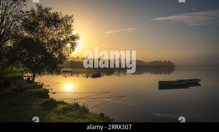 Loch Achy, i Trossachs, Scozia Foto Stock